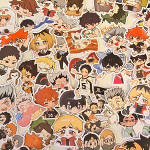 Anime Haikyuu!! Characters Stickers